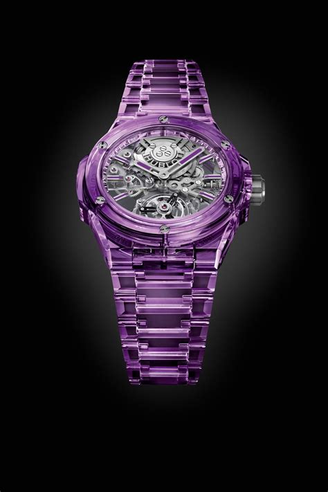 hublot magic sapphire|big bang integrated tourbillon.